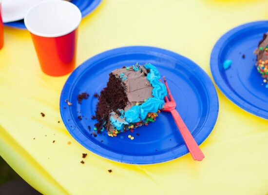 Arbemu- Table Cover, a-piece-of-half-eaten-cake-on-a-disposable-plate, supplier, manufacturer in Turkey, Turkiye