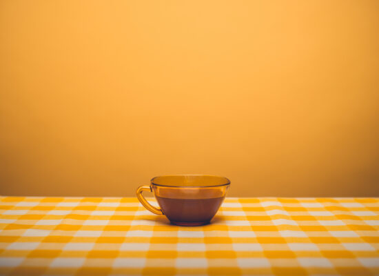 Arbemu- Table Cover, cup-coffee-on-table-against-yellow, supplier, manufacturer in Turkey, Turkiye